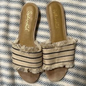Splendid striped sandals